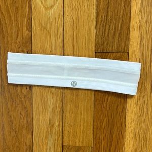 White Mesh Lululemon Headband